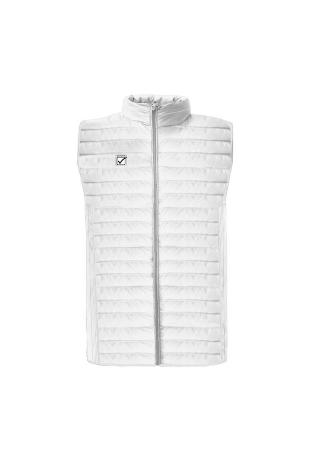 Givova Grecia pikowana kamizelka unisex L biała. Okazja: na co dzień. Kolor: biały. Sezon: zima. Styl: elegancki, casual