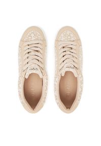 DKNY Sneakersy K1507746 Beżowy. Kolor: beżowy. Materiał: materiał