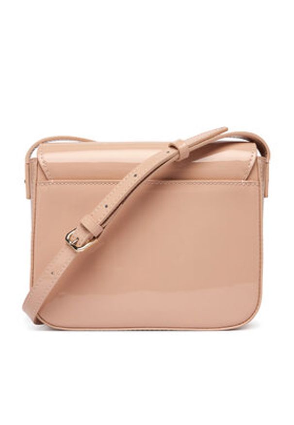 Patrizia Pepe Torebka 8B0303 L125 Beżowy. Kolor: beżowy. Materiał: skórzane, lakierowane