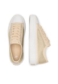 Beverly Hills Polo Club Trampki BHPC058W Beżowy. Kolor: beżowy. Materiał: materiał #2