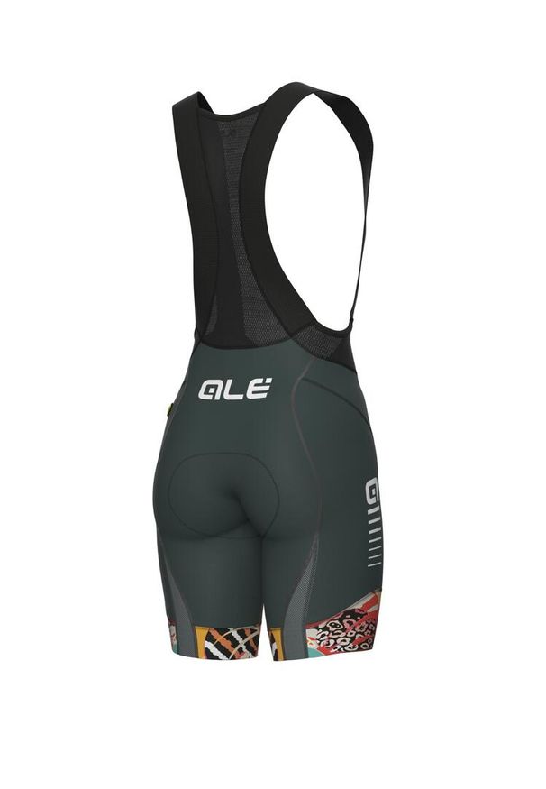 ALÉ CYCLING - Spodenki rowerowe damskie Alé Cycling PR-E Rio. Kolor: czarny, pomarańczowy, wielokolorowy