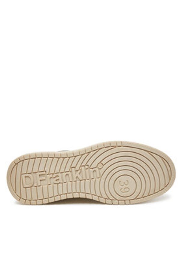 D.Franklin Sneakersy DFSH321096 Złoty. Kolor: złoty. Materiał: skóra