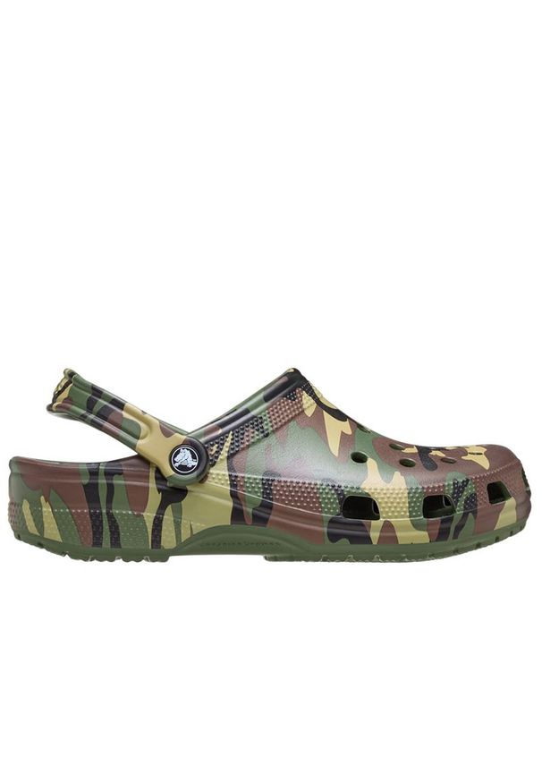 Klapki unisex Crocs Classic Camouflage Clog 211936-3TC - multikolor. Kolor: wielokolorowy. Materiał: materiał. Sezon: lato