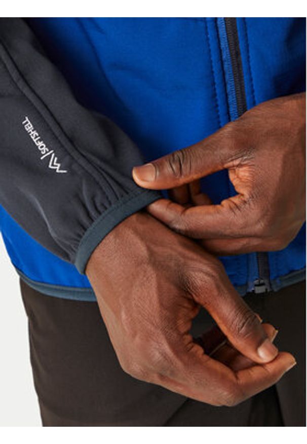Regatta Kurtka softshell Arec III RML218 Niebieski Regular Fit. Kolor: niebieski. Materiał: syntetyk