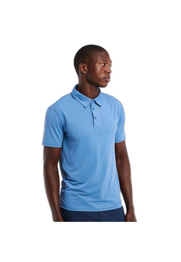 Polo Protest Prtcanei. Typ kołnierza: polo. Kolor: niebieski. Materiał: materiał