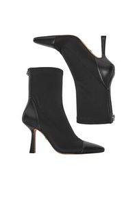 Nine West Botki CEO-NOURA-01 Czarny. Kolor: czarny. Materiał: materiał