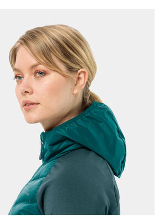 Jack Wolfskin Kurtka outdoor Tasman Down Hybrid 1711331 Zielony Regular Fit. Kolor: zielony. Materiał: syntetyk. Sport: outdoor