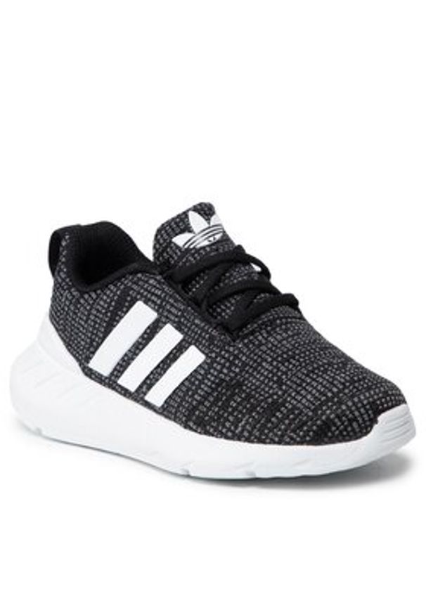 Adidas - adidas Sneakersy Swift Run 22 C GW8180 Czarny. Kolor: czarny. Materiał: materiał. Sport: bieganie