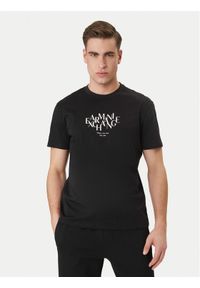 Armani Exchange T-Shirt XM002782 AF10356 UC001 Czarny Regular Fit. Kolor: czarny. Materiał: bawełna #1