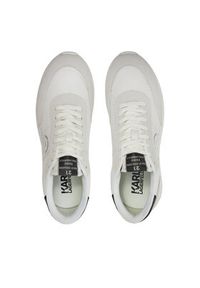 Karl Lagerfeld - KARL LAGERFELD Sneakersy KL53638 Biały. Kolor: biały. Materiał: skóra