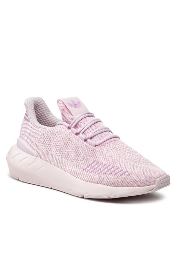 Adidas - Buty adidas. Kolor: różowy. Materiał: materiał. Sport: bieganie