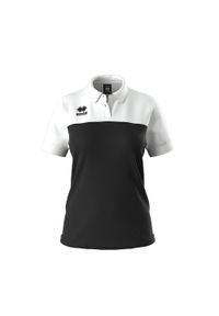 ERREA - Damska koszulka polo Errea Bonnie. Typ kołnierza: polo. Kolor: czarny, biały, wielokolorowy. Styl: sportowy, wakacyjny #1