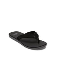 Quiksilver - Sandały dla Mężczyzn CARVER SUEDE CORE Czarny. Kolor: czarny, brązowy, zielony, wielokolorowy. Materiał: syntetyk, skóra, kauczuk, materiał. Sezon: lato