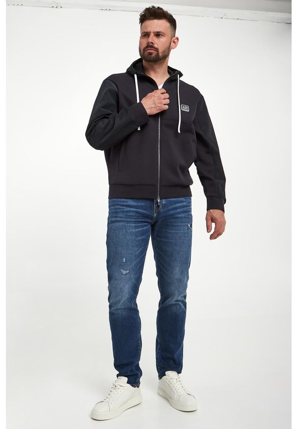 Armani Exchange - Bluza męska z kapturem ARMANI EXCHANGE. Typ kołnierza: kaptur