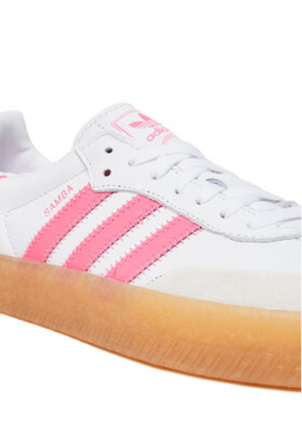Adidas - adidas Sneakersy Sambae JS3940 Biały. Kolor: biały. Materiał: skóra