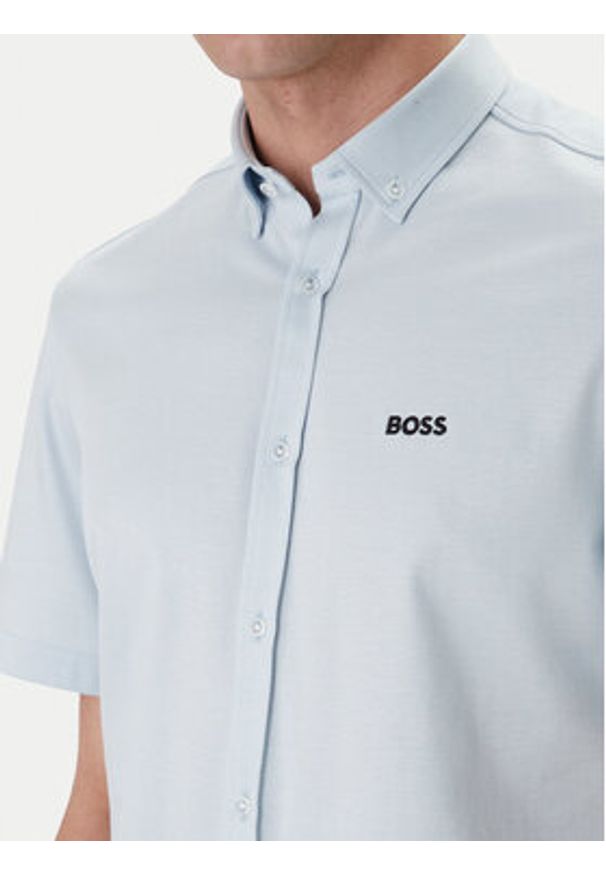 BOSS Koszula ST Motion 50555951 Niebieski Regular Fit. Kolor: niebieski. Materiał: bawełna