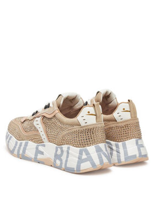 Voile Blanche Sneakersy Club105 0012017475.20.0E01 Beżowy. Kolor: beżowy. Materiał: zamsz, skóra