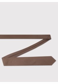 Pako Lorente - PAKO LORENTE – Brązowy krawat męski. Kolor: brązowy. Materiał: poliester. Wzór: gładki #3