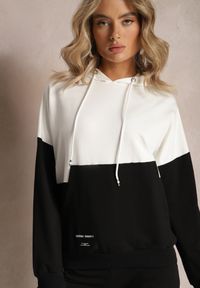 Renee - Czarny Bawełniany Komplet Dresowy z Bluzą i Spodniami Terinna. Kolor: czarny. Materiał: bawełna, dresówka #3