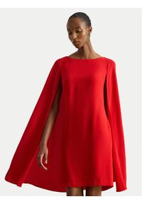 Lauren Ralph Lauren - LAUREN RALPH LAUREN Sukienka koktajlowa 253980921009 Czerwony Slim Fit. Kolor: czerwony. Materiał: syntetyk. Styl: wizytowy #1