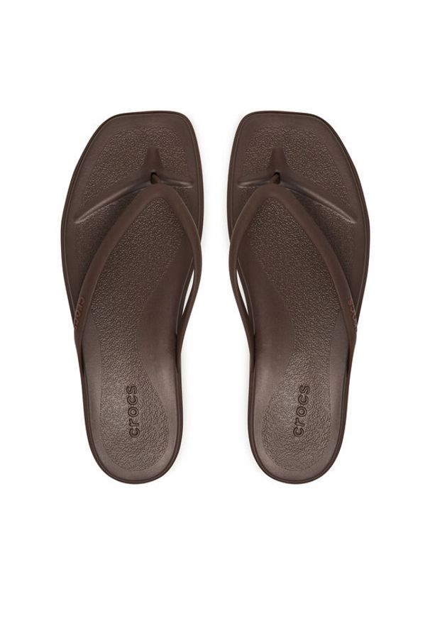 Crocs Japonki Miami Flip 211435 Brązowy. Kolor: brązowy