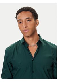 Hugo - HUGO Koszula Kenno 50289499 Zielony Slim Fit. Kolor: zielony. Materiał: bawełna #5