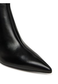 BOSS Botki Gracey 50552784 Czarny. Kolor: czarny. Materiał: skóra #4