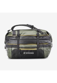 SIMOND - Torba trekkingowa Forclaz Duffel 500 Extend 40-60 litrów. Kolor: szary, zielony, wielokolorowy. Materiał: tkanina, materiał. Sport: turystyka piesza