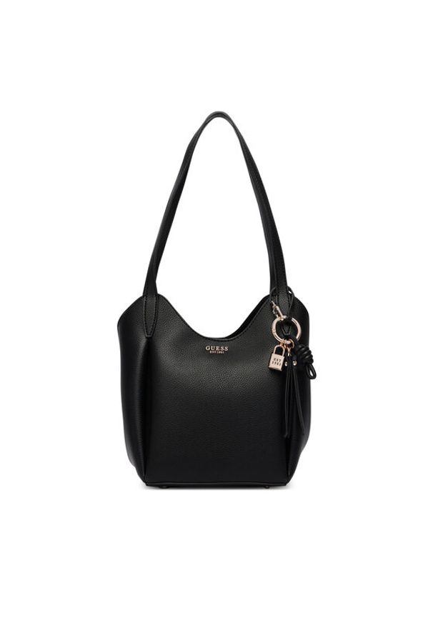 Guess Torebka Melody HWBG97 35030 Czarny. Kolor: czarny. Materiał: skórzane