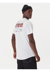 G-Star RAW - G-Star Raw T-Shirt Lash Back D26043-C372 Biały Relaxed Fit. Kolor: biały. Materiał: bawełna