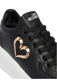 Love Moschino - LOVE MOSCHINO Sneakersy JA15485G0OIA0000 Czarny. Kolor: czarny. Materiał: skóra #2
