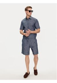 United Colors of Benetton - United Colors Of Benetton Szorty materiałowe 4WV1U9005 Granatowy Regular Fit. Kolor: niebieski. Materiał: bawełna #2