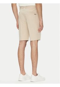 BOSS Szorty materiałowe S_Commuter_10.5 inch 50540337 Beżowy Slim Fit. Kolor: beżowy. Materiał: syntetyk
