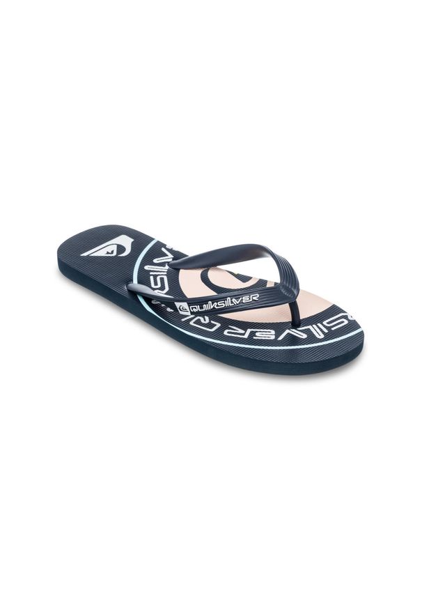 Quiksilver - Klapki plażowe dla Mężczyzn JAVA ART Niebieski. Okazja: na plażę. Kolor: niebieski. Materiał: guma. Styl: sportowy