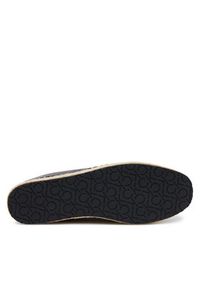 Calvin Klein Espadryle Espadrille W/Ck Hw - Lth HW0HW02390 Czarny. Kolor: czarny. Materiał: skóra