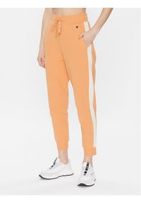 Weekend Max Mara Spodnie dresowe Salvo 23578104 Pomarańczowy Regular Fit. Kolor: pomarańczowy. Materiał: dresówka, bawełna