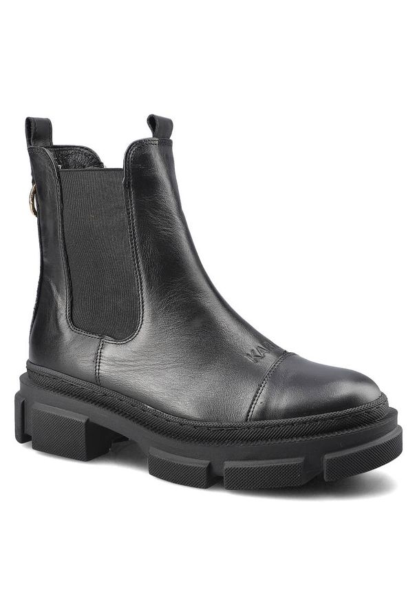 Karino - Botki KARINO 3897/076-F Czarny. Kolor: czarny