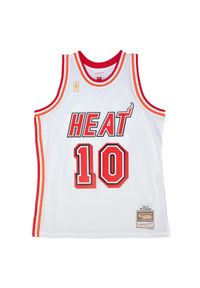 Mitchell & Ness - Jersey Miami Heat Swingman Tim Hardaway 1996/97. Kolor: biały. Materiał: jersey. Sezon: lato. Sport: koszykówka #1