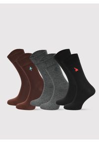 Pako Lorente - PAKO LORENTE - Zestaw skarpet męskich w świąteczne wzory. Materiał: poliester, elastan, bawełna. Wzór: gładki #1