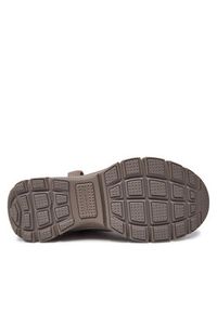 skechers - Skechers Botki Easy Going Cozy 167401/TPE Brązowy. Kolor: brązowy. Materiał: materiał #5