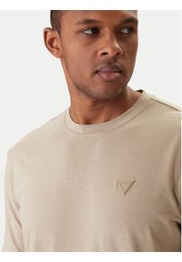 Guess T-Shirt Z2YI12 JR06K Beżowy Regular Fit. Kolor: beżowy. Materiał: bawełna #2