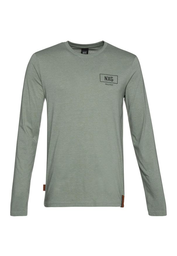 Koszulka męska Protest KILIMANO long sleeve t-shirt. Kolor: zielony. Długość rękawa: długi rękaw