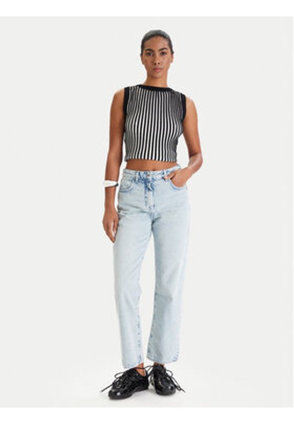 Patrizia Pepe Jeansy 8P0803/D1WZB-CB01 Niebieski Regular Fit. Kolor: niebieski
