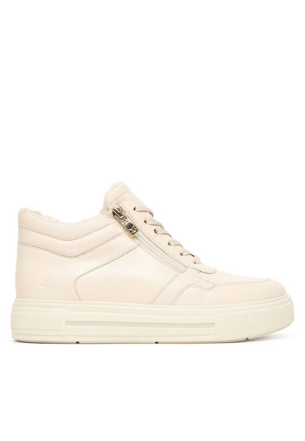 Sneakersy Caprice. Kolor: biały