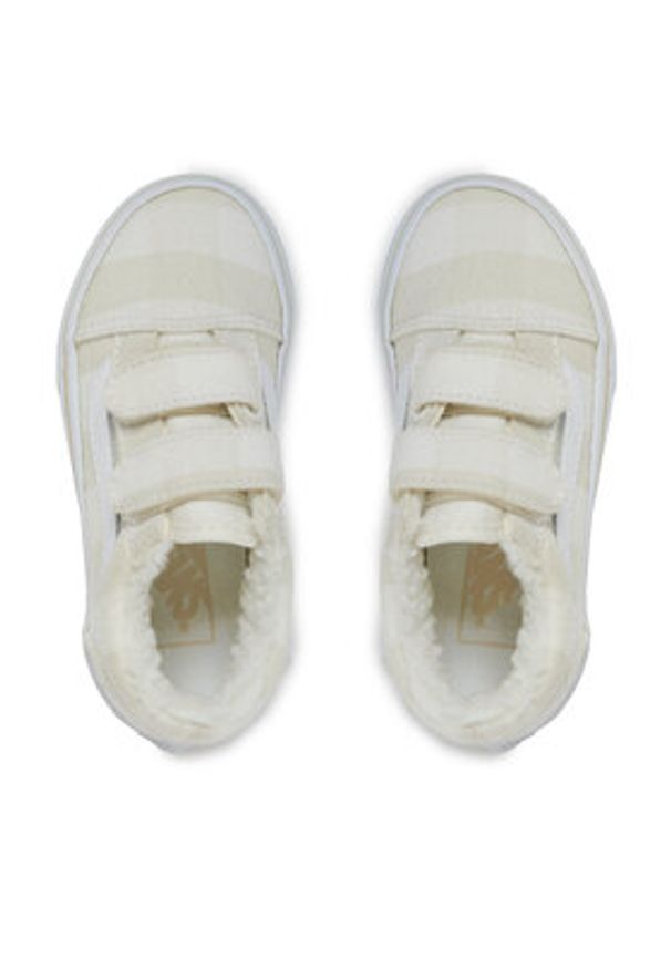 Vans Tenisówki Uy Old Skool V VN000VHEBPH1 Écru. Materiał: materiał