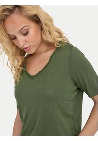 only - ONLY T-Shirt Elise 15257390 Zielony Regular Fit. Kolor: zielony. Materiał: syntetyk, wiskoza #6