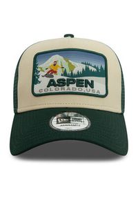 New Era Czapka z daszkiem Aspen Ski Patch 9FORTY A-Frame 60580849 Zielony. Kolor: zielony. Materiał: materiał, bawełna #3