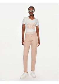 Liu Jo Sport Spodnie dresowe TF4104 MS49I Różowy Regular Fit. Kolor: różowy. Materiał: wiskoza