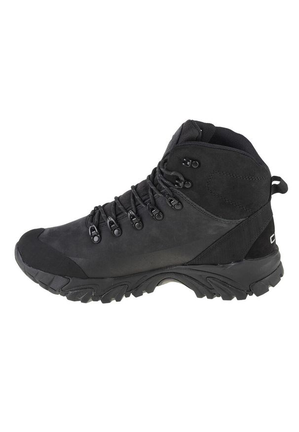 Buty trekkingowe męskie CMP Dhenieb WP Waterproof. Zapięcie: sznurówki. Kolor: czarny. Materiał: guma, syntetyk, skóra, materiał. Szerokość cholewki: normalna. Sport: turystyka piesza
