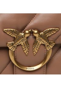 Pinko - PINKO Torebka Love Big Puff Cl . AI 23-24 PLTT 100037 A0F2 Beżowy. Kolor: beżowy. Materiał: skórzane #5